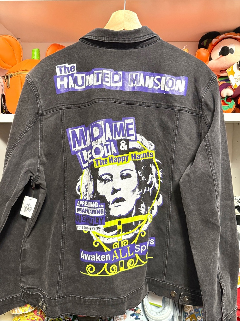 Disney Haunted Mansion Denim Jacket - Black
